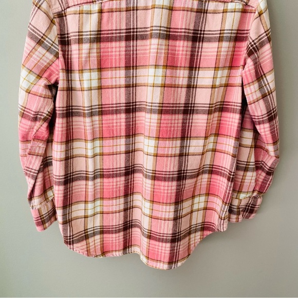Old Navy The Boyfriend Shirt Pink Sz Medium - Picture 8 of 8